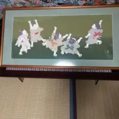【加賀友禅染額】古代想 アンモナイト友禅染 加賀友禅染額】古代想 アンモナイト友禅染 - メルカリ
