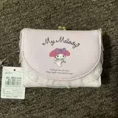 My Melody ピンク財布 フリル付き