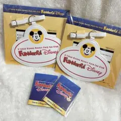 ファンダフルディズニー ラゲッジタグ&チャーム×2ずつ