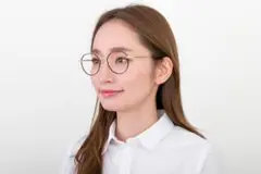 【美品】Zoff クラウンパント メタルフレーム 伊達メガネ