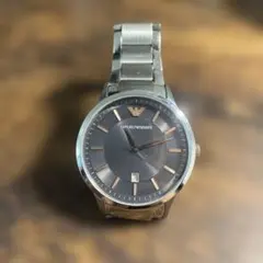 Emporio Armani アナログ腕時計 ステンレス 電池切れ
