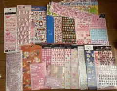 mering 韓国作家 セリア　サンリオ　ステッカー シール セット