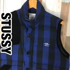 希少レア STUSSY ステューシー ダウンベスト ヴァンテージ メンズ M