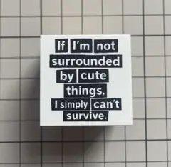 スタンプ　はんこ　文字　cutestie
