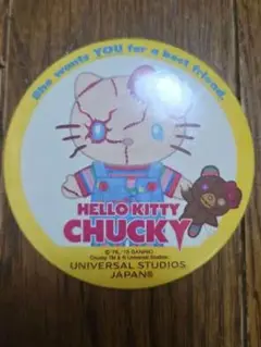 ハローキティ チャッキー コラボバッジ