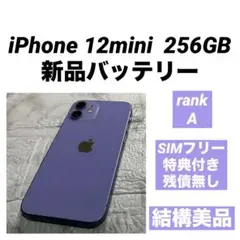 43 iPhone 12mini 新品バッテリー　　SIMフリー　結構美品