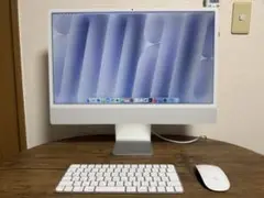 iMac（シルバー）M3 メモリ16GB/SSD 512GBGB 24インチ