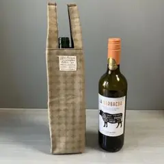 ワインバッグ　縦長バッグ　ドット柄訳あり