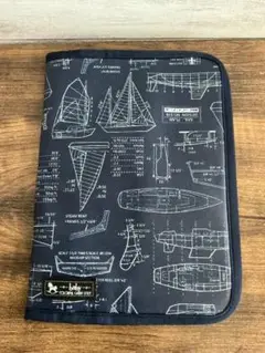 【新品】母子手帳ファスナータイプ ヨットデザイン