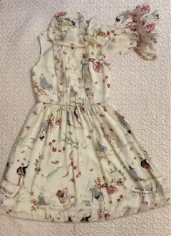 美品 ロイスクレヨン ボウタイアンジェラワンピース