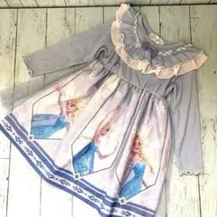 【美品】マジョリカ エルサ アナと雪の女王 ワンピース 100