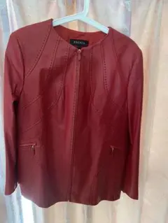 専用出品 Escada レザージャケット ヴィンテージ M 黒、白