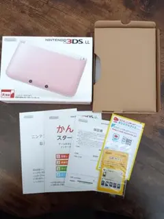 任天堂 ニンテンドー3DSLL　ピンクホワイト　空箱　②