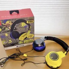 【美品】スプラトゥーン3 ゲーミングヘッドセット 任天堂 ホリ HORI