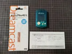 セガ　ドリームキャスト　ビジュアルメモリ　アクアブルー　HKT-7000