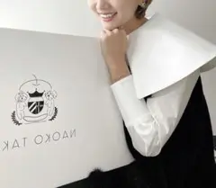 高井直子さんNAOKO TAKAIプリーツスカート 黒白グレー 高井直子さんNAOKO TAKAIプリーツスカート 黒白グレー