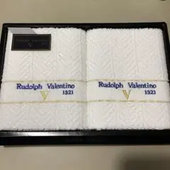 【新品】Rudolph Valentino フェイスタオル 2枚セット