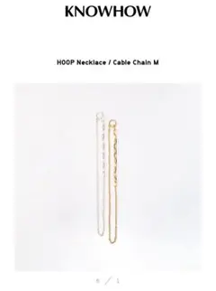 knowhow ノウハウ Hoopチェーン ネックレス