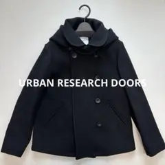 URBAN RESEARCH DOORSショールカラー2WAYショートコート36