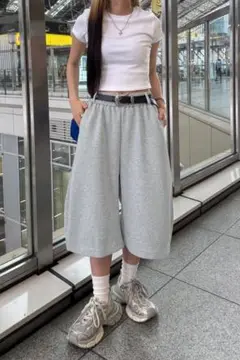 バルーンスウェットハーフパンツ L2133