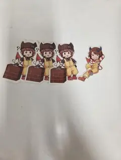 シャオロン 魔主役 ステッカー 我々だ wrwrd