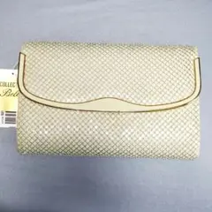 COLLECTION Belleアイボリー クラッチバッグ レトロ