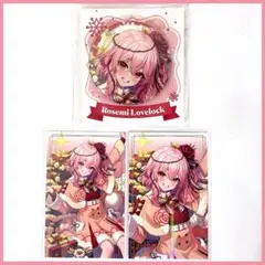 HappyHolidays ロゼミラブロック コレクションカード缶バッジ セット