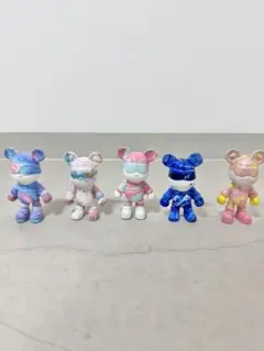 流体アート ベアアート クマ 5体セット