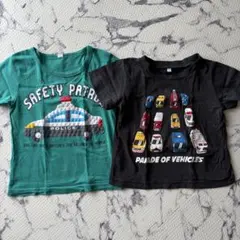 西松屋 半袖Tシャツ はたらくくるま パトカー 保育園着 まとめ売り 100