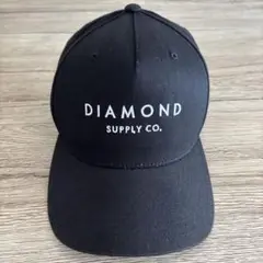 DIAMOND SUPPLY CO. ブラックキャップ 黒 フリーサイズ
