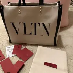 VLTN プリント キャンバス スモール トート