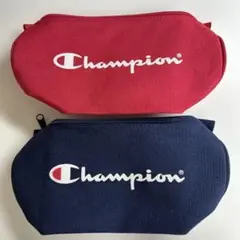 Champion チャンピオン　ペンケース　筆箱　赤 青 セット