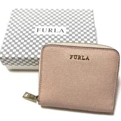 【匿名配送】FURLA 二つ折り 財布 ピンク 付属品あり