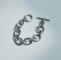 WYM シルバー チェーンブレスレット フリーサイズ