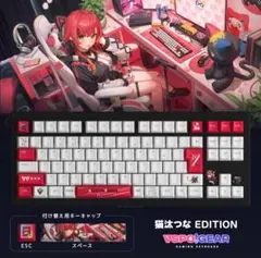 【新品:未使用】猫汰つなEDITION ぶいすぽ キーボード