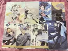 刀剣乱舞　クリアファイル　クリアポスター　まとめ売り