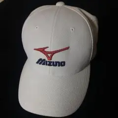 Mizuno フレックスフィットキャップ ホワイト
