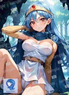 【まとめ買い割引対象】0161　アートポスター　A4サイズ　美女