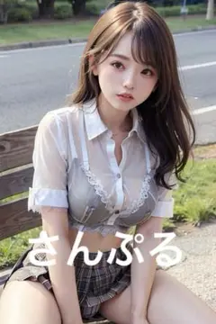 【JKU076】 ai美女 ポスター A4光沢紙 コスプレ グラビア