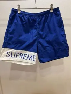 SUPREME 青 ショートパンツ　水着