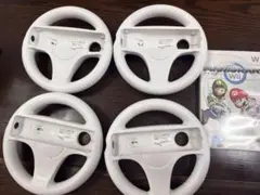 マリオカート Wii マリオカート　ハンドル4個セット