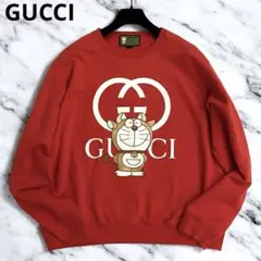 未使用級★グッチ ドラえもんコラボ うしえもん スウェット GG メンズ レッド グッチ GUCCI グッチ ドラえもん コラボ GUCCI x Draemon うしえ