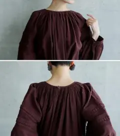 新品◇完売◇ 21AW Pheeta コットン ブラウス