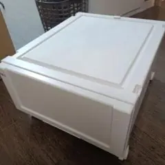 キャスター付き収納ケース Fits 幅45×奥行55×高さ20cm ホワイト