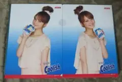 新品２種セット　クーリッシュ　佐々木希　クリアファイル