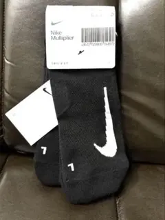 新品 2足 Nike Multiplier ノーショーソックス Dri-Fit