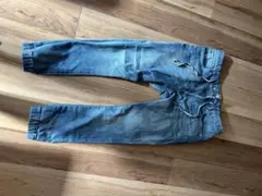 ブルーサクラ　ジャージデニムパンツ