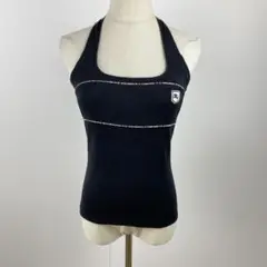 訳あり BURBERRY BLUE LABEL ノースリーブ ホルターネック M