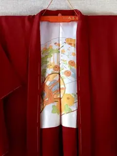 未使用 正絹 絵羽織