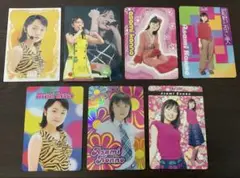 紺野あさ美 モーニング娘。初期 両面 トレーディングカード 7枚セット